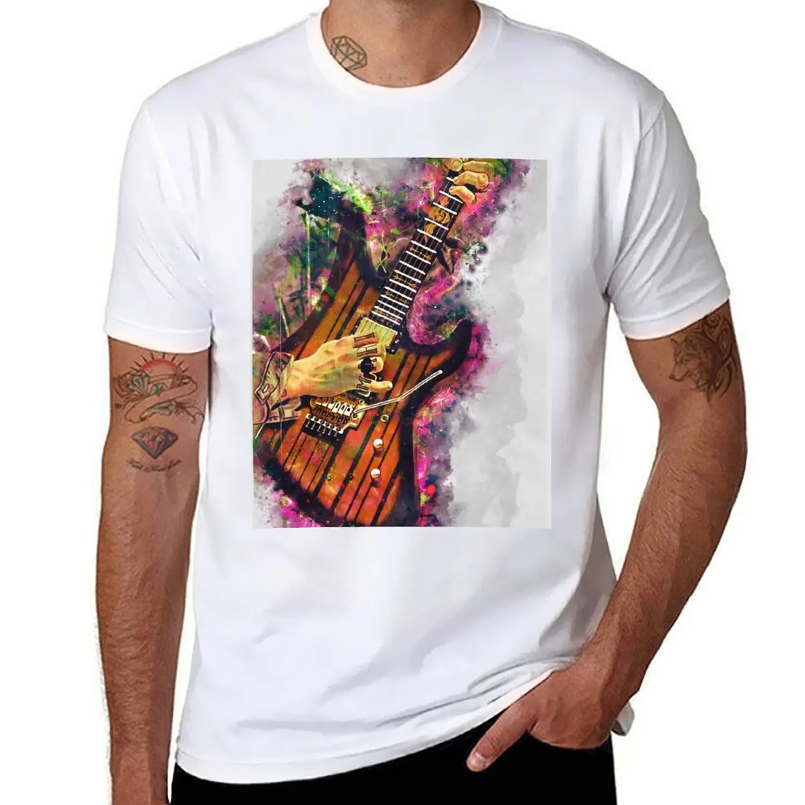 Synyster Gates's electric guitar T-Shirt cotton t shirts man 100% t shirts for man cotton soft
Synyster Gates's electric guitar T-Shirt cotton t shirts man 100% t shirts for man cotton soft