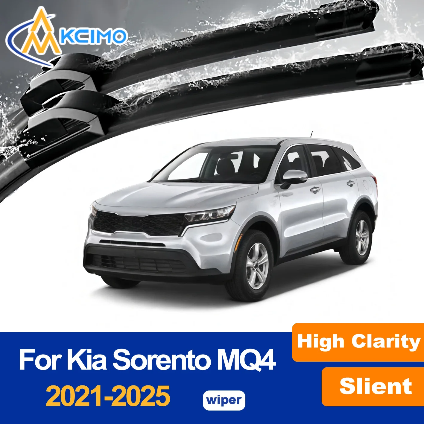 【2-Pack】Windshield Wiper Blades Set For Kia Sorento MQ4 2021-2025 Front Wiper Blade Replacement Streak-Free Wipers
【2-Pack】Windshield Wiper Blades Set For Kia Sorento MQ4 2021-2025 Front Wiper Blade Replacement Streak-Free Wipers