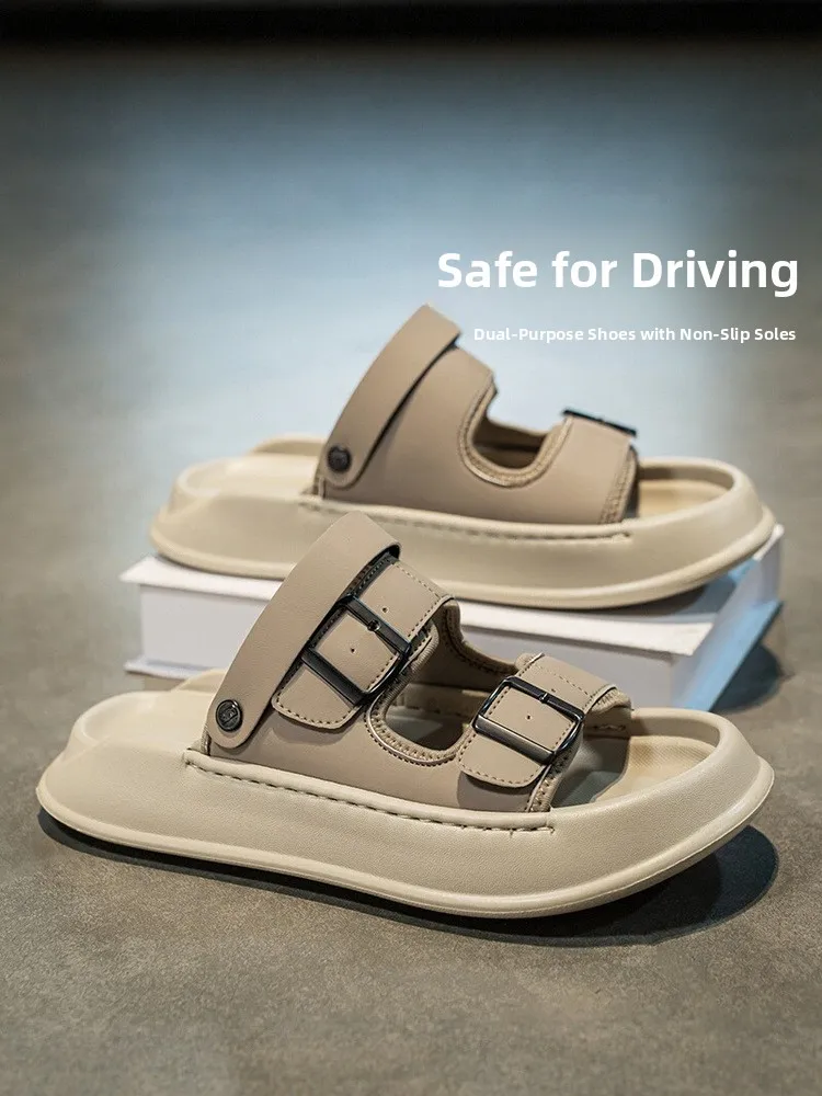 Men's Summer Outdoor Sports Beach Sandals Anti-Slip Soft Bottom Driving Shoes Casual Trendy Korean Style Slip-On Flip Flops
Men's Summer Outdoor Sports Beach Sandals Anti-Slip Soft Bottom Driving Shoes Casual Trendy Korean Style Slip-On Flip Flops
