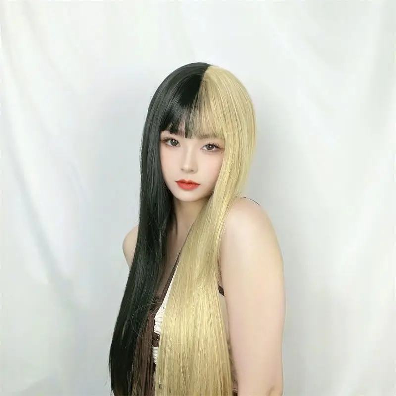  Длинный прямой парик - черный, розовый, омбре, полный парик для косплея на Хэллоуин, костюм аниме, аксессуары для вечеринок
Длинный прямой парик - черный, розовый, омбре, полный парик для косплея на Хэллоуин, костюм аниме, аксессуары для вечеринок