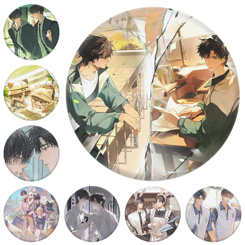 58MM Anime Wait for me after school Yu Fan Chen Jingshen Cosplay Costumes SPTE Tin Plated Pin Badge Accessories Pendant Prop
58MM Anime Wait for me after school Yu Fan Chen Jingshen Cosplay Costumes SPTE Tin Plated Pin Badge Accessories Pendant Prop