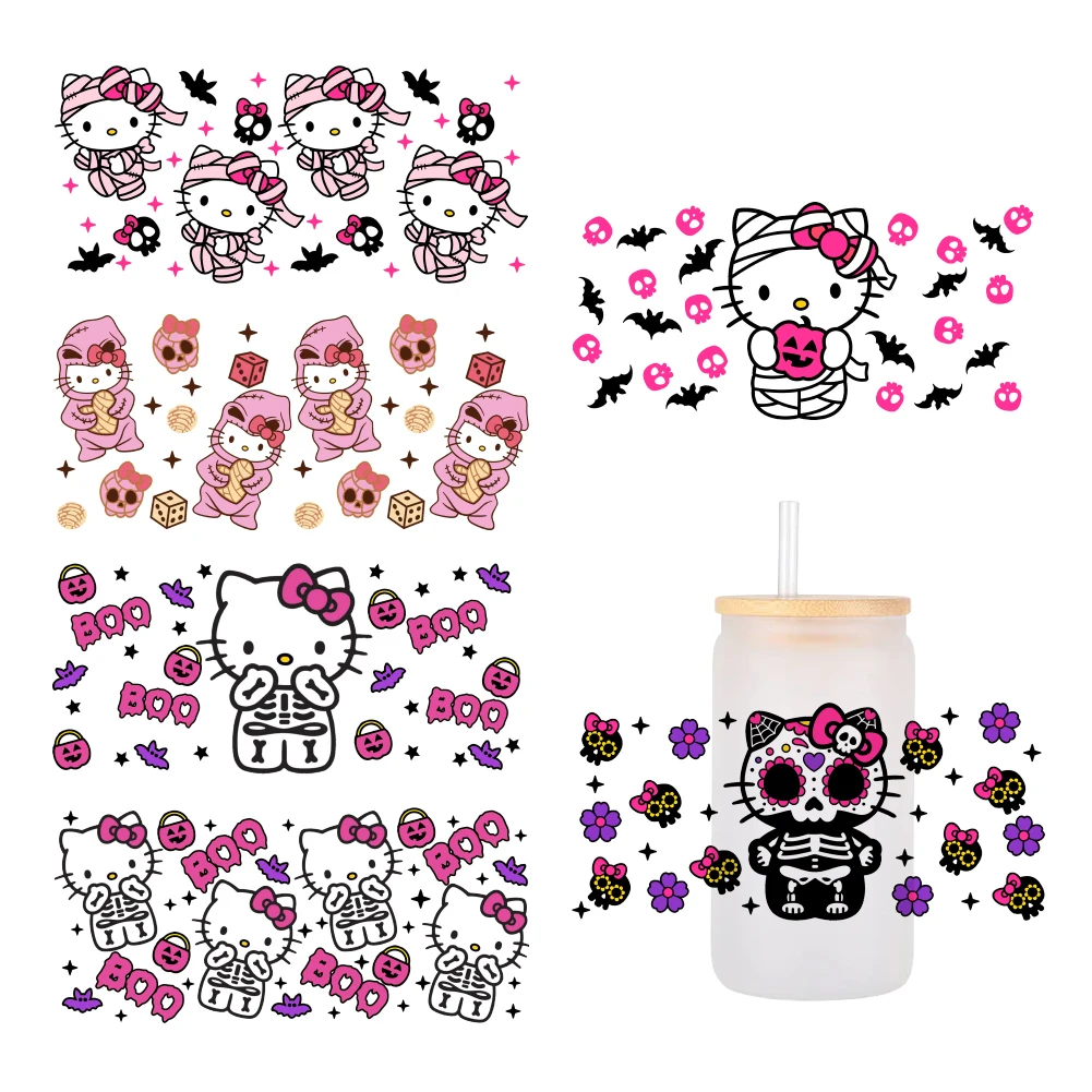 Halloween Hello Kitty Pink cartoon For Libbey 16oz Can Glass 3D Waterproof UV DTF Coffee Can Wrap Libbey Glass Wrap
Halloween Hello Kitty Pink cartoon For Libbey 16oz Can Glass 3D Waterproof UV DTF Coffee Can Wrap Libbey Glass Wrap