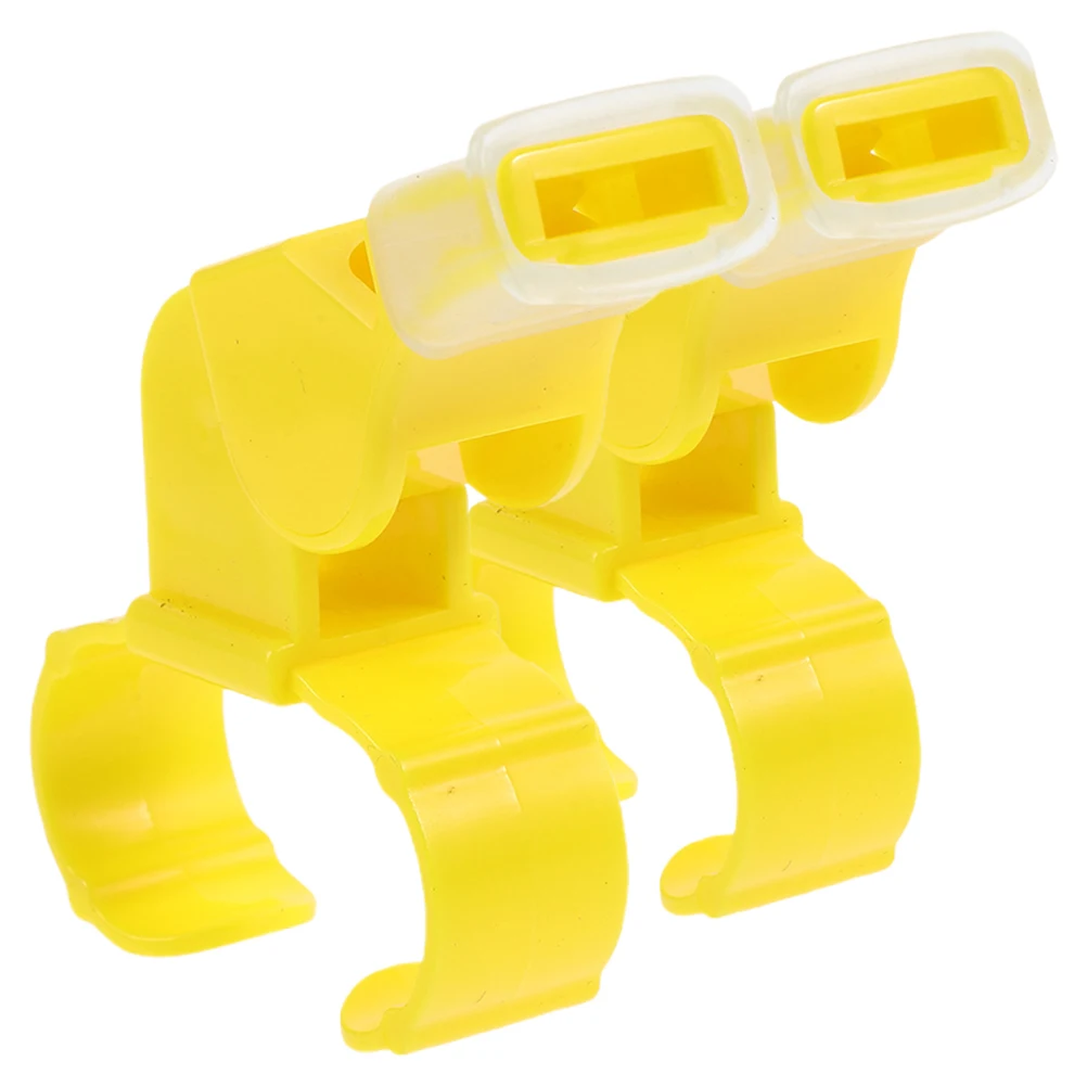 2pcs Double Tone Whistle Loud Sports Emergency Referee Finger Ring Versatile Durable Plastic Guard Lifeguard
2pcs Double Tone Whistle Loud Sports Emergency Referee Finger Ring Versatile Durable Plastic Guard Lifeguard