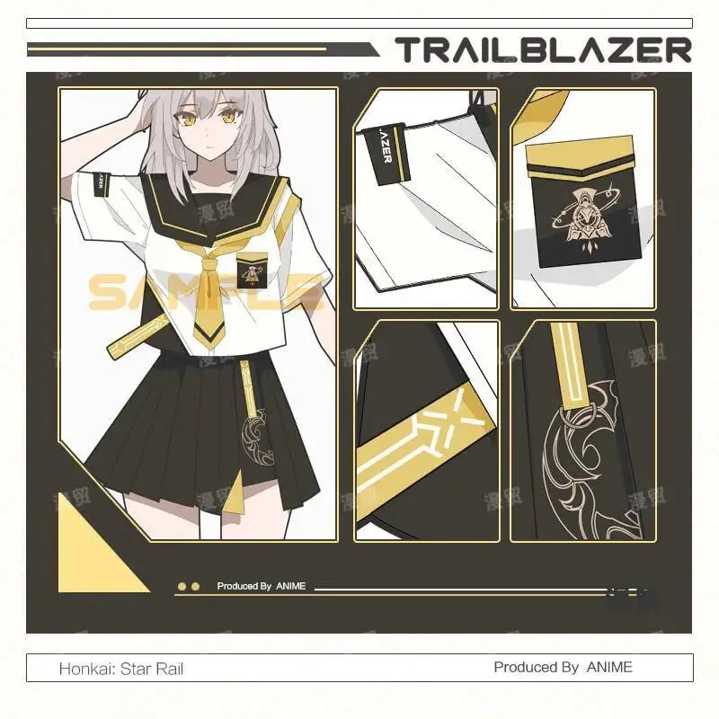Anime 2025 Student Costume Tee Sailor Suit Honkai: Star Rail Trailblazer Theme Summer Casual Short-Sleeved T-Shirt Tops
Anime 2025 Student Costume Tee Sailor Suit Honkai: Star Rail Trailblazer Theme Summer Casual Short-Sleeved T-Shirt Tops