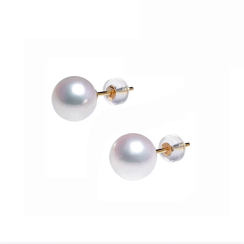 Настоящие серьги из жемчуга Акойя 18 карат для женщин, свадебные белые круглые золотые серьги с жемчугом, подарок жене, маме на годовщину, AU750
Настоящие серьги из жемчуга Акойя 18 карат для женщин, свадебные белые круглые золотые серьги с жемчугом, подарок жене, маме на годовщину, AU750