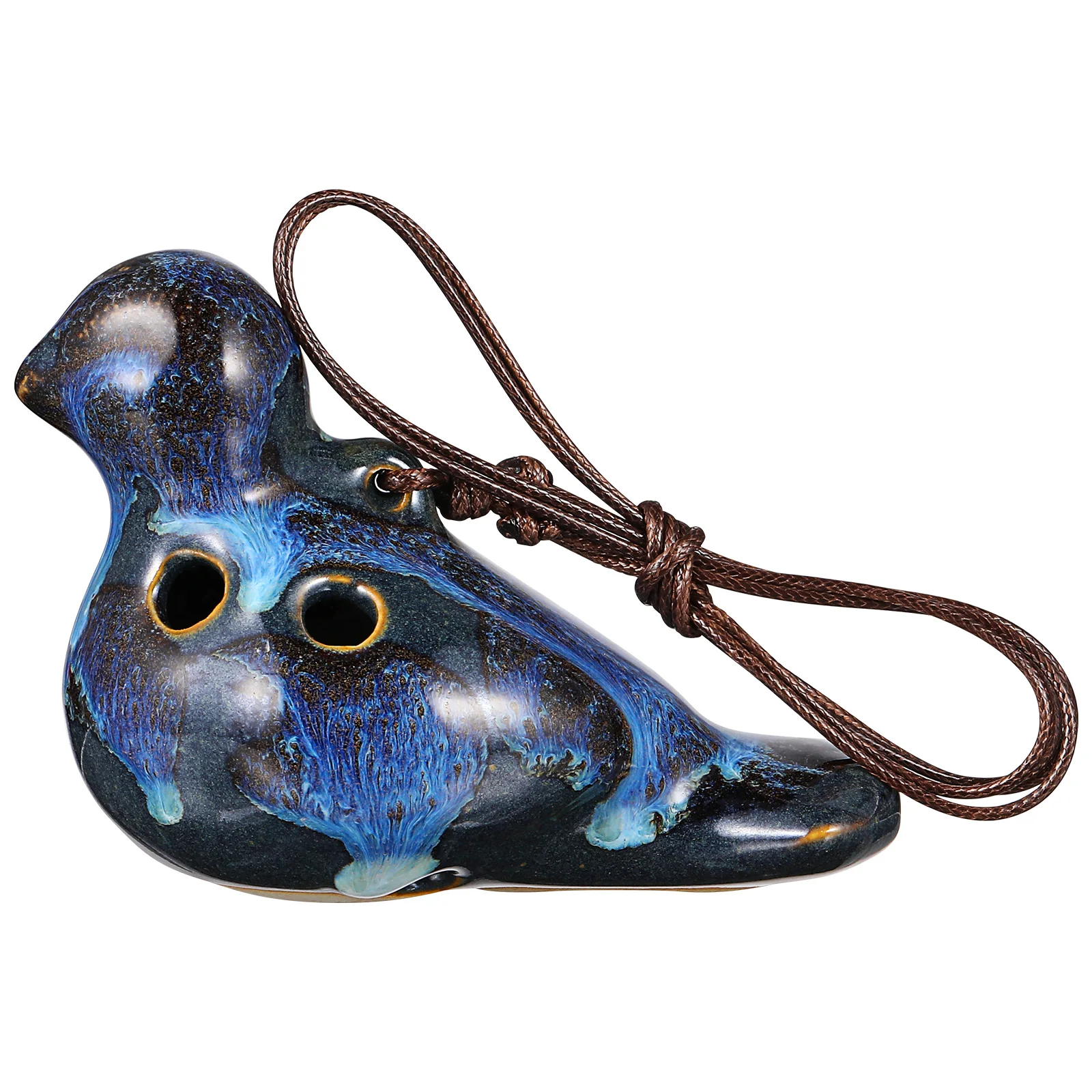 6-hole Ceramic Ocarina Flute Instrument Ergonomic Design Comfortable Smooth Sound Natural Melody Portable Bird Shaped for Music
6-hole Ceramic Ocarina Flute Instrument Ergonomic Design Comfortable Smooth Sound Natural Melody Portable Bird Shaped for Music