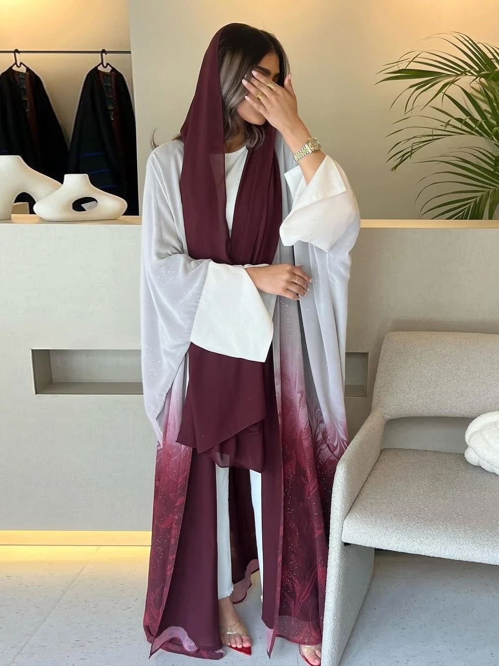 Women Party Abaya Dresses Ramadan Eid Muslim Dress Print Cardigan Arab Long Robe Morocco Dubai Kaftan Islam Jalabiya Vestidos
Women Party Abaya Dresses Ramadan Eid Muslim Dress Print Cardigan Arab Long Robe Morocco Dubai Kaftan Islam Jalabiya Vestidos