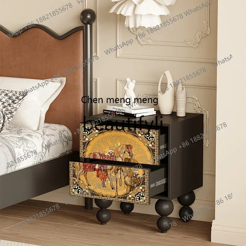 2003Light luxury simple solid wood small decorative cabinet integrated multi-functional locker bedroom bedside table
2003Light luxury simple solid wood small decorative cabinet integrated multi-functional locker bedroom bedside table