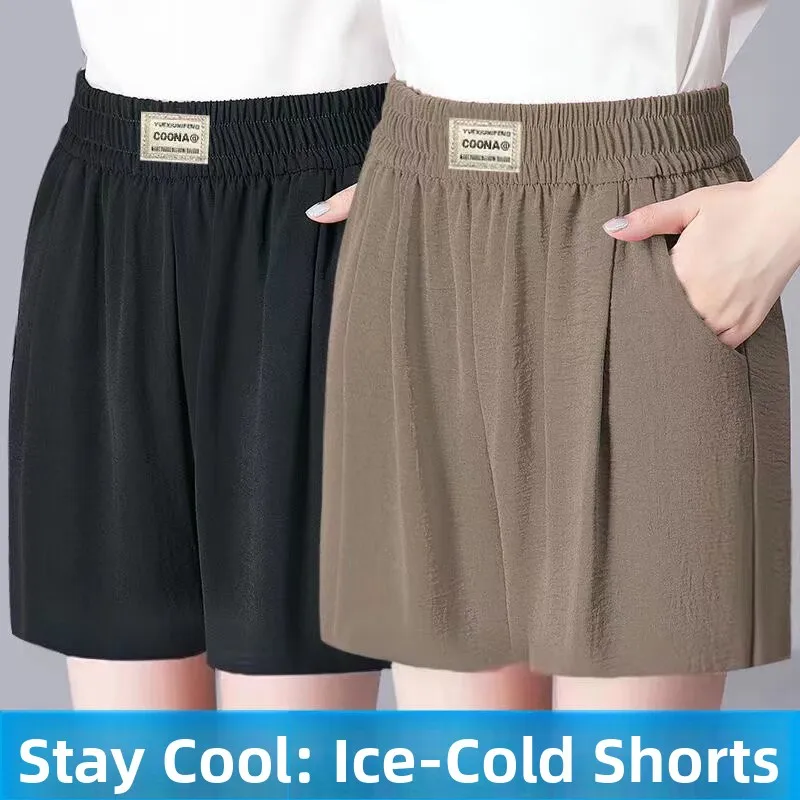 High Waist Thin Five-Quarter Wide Leg Casual Pants for Women Outerwear Shorts Comfortable Breathable Polyester Fiber
High Waist Thin Five-Quarter Wide Leg Casual Pants for Women Outerwear Shorts Comfortable Breathable Polyester Fiber