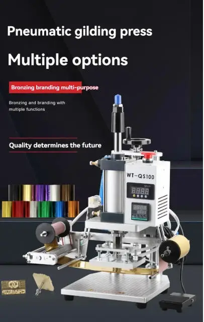 Excellent Pneumatic Hot Stamping Machine Hot Press Machine Leather Paper Business Card Album Cover LOGO Label Press Machine
Excellent Pneumatic Hot Stamping Machine Hot Press Machine Leather Paper Business Card Album Cover LOGO Label Press Machine