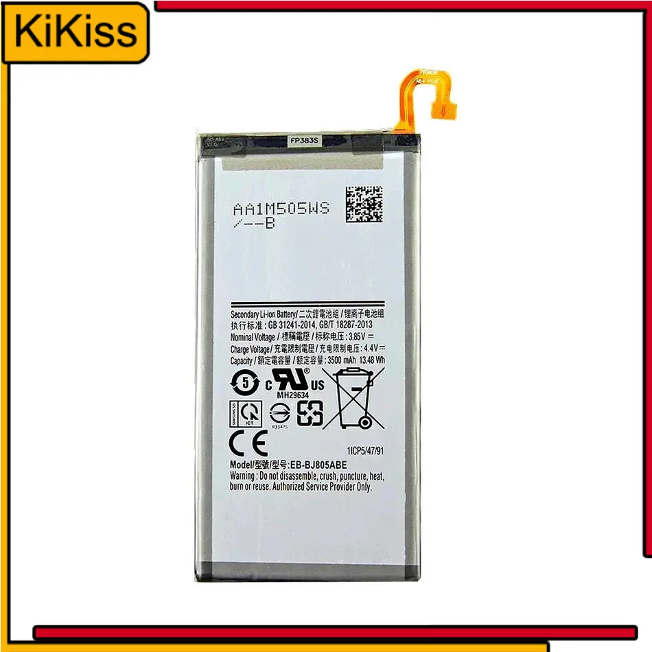 Аккумулятор мобильного телефона EB-BJ805ABE 3500 мАч для Samsung Galaxy A6 Plus A6 + SM-A605F A605G A6050 A605K A605FN A605GN
Аккумулятор мобильного телефона EB-BJ805ABE 3500 мАч для Samsung Galaxy A6 Plus A6 + SM-A605F A605G A6050 A605K A605FN A605GN