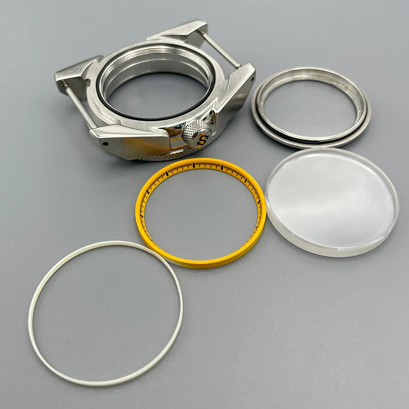NH35 Case Silver Sapphire Glass Samurai SRPB Watch Case Fits NH35 NH36 7S26 Movement Transparent Back cover Samurai Watch Case
NH35 Case Silver Sapphire Glass Samurai SRPB Watch Case Fits NH35 NH36 7S26 Movement Transparent Back cover Samurai Watch Case