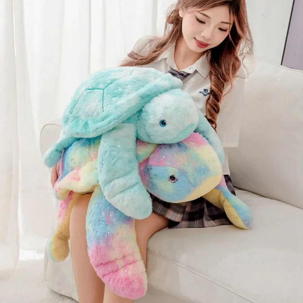 Marine Animal Colorful Tortoise Plush Toy Gradient Colors Fluffy Sea Turtle Stuffed Doll Soft Cute Animal Sea Turtle Pillow
Marine Animal Colorful Tortoise Plush Toy Gradient Colors Fluffy Sea Turtle Stuffed Doll Soft Cute Animal Sea Turtle Pillow