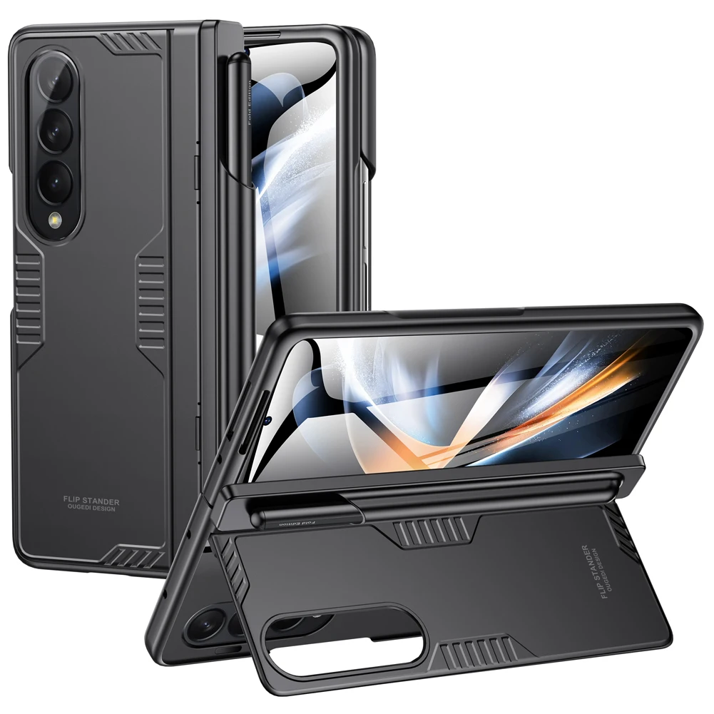For Samsung Galaxy Z Fold 4 Case With S Pen Holder&Screen Protector Stand Hinge Protection Slim Rugged Durable Shockproof Case
For Samsung Galaxy Z Fold 4 Case With S Pen Holder&Screen Protector Stand Hinge Protection Slim Rugged Durable Shockproof Case