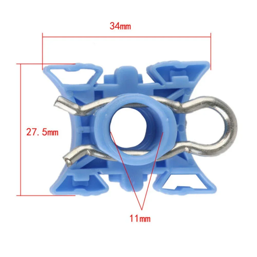 10Pcs Car Lifter Window Regulator Sliding Pivot Repair Clips For BMW E32 E34 E36 Z4 513219388849 Blue Accessories
10Pcs Car Lifter Window Regulator Sliding Pivot Repair Clips For BMW E32 E34 E36 Z4 513219388849 Blue Accessories