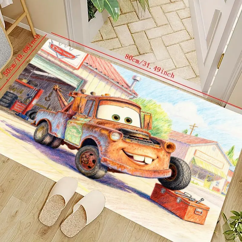 1 шт. Disney Pixar Cars Mater The Tow Truck Cartoon Area Rug, 50x80 см (19,68x31,49 дюйма) Нескользящий напольный коврик для детской спальни, гостиной
1 шт. Disney Pixar Cars Mater The Tow Truck Cartoon Area Rug, 50x80 см (19,68x31,49 дюйма) Нескользящий напольный коврик для детской спальни, гостиной