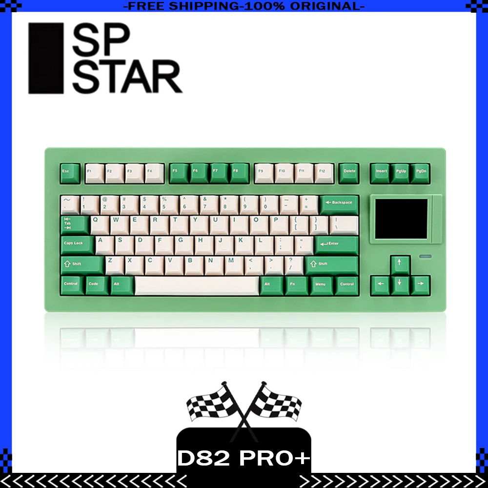 SP STAR D82 PRO Mechanical Keyboard Tri Mode Gasket Hot Swap RGB Wireless Gamer Keyboard Customized Gaming Accessories Gift
SP STAR D82 PRO Mechanical Keyboard Tri Mode Gasket Hot Swap RGB Wireless Gamer Keyboard Customized Gaming Accessories Gift