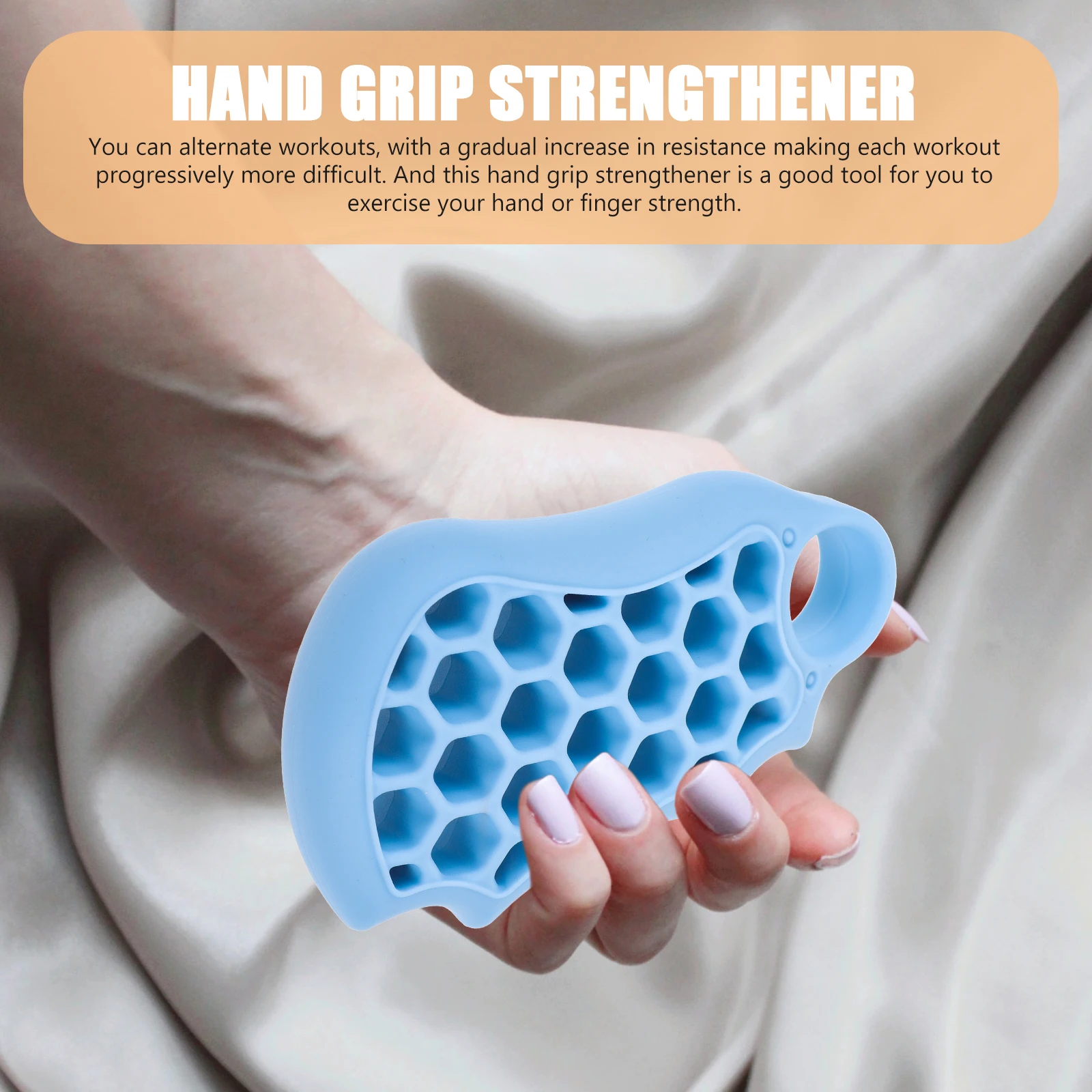 Silicone Strengthener Finger Exercise Tool Stress Relief Massage Ball Durable Anti Slip Home Fitness Travel Use
Silicone Strengthener Finger Exercise Tool Stress Relief Massage Ball Durable Anti Slip Home Fitness Travel Use