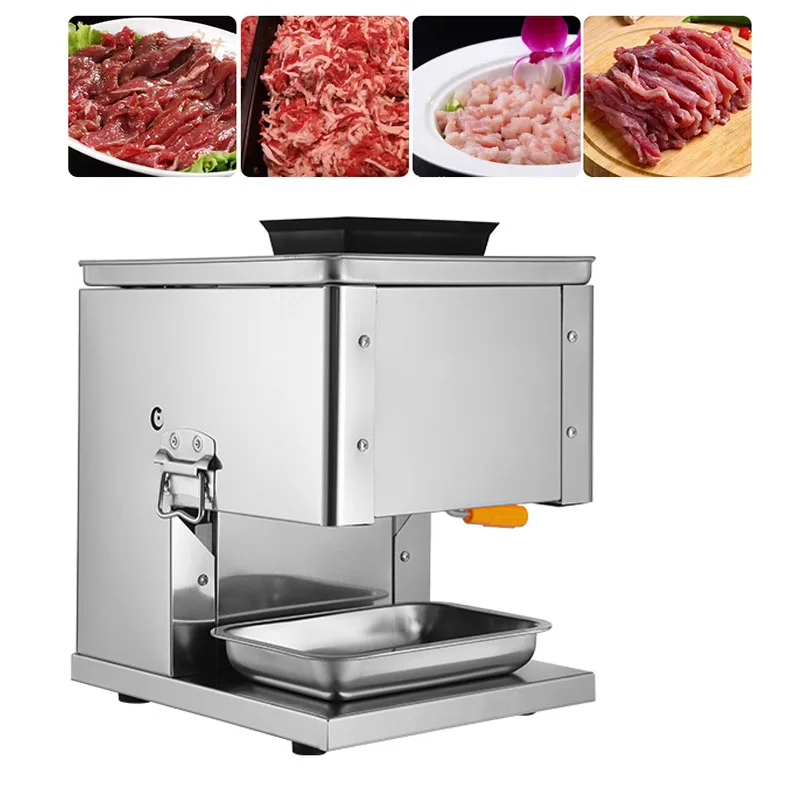 Многофункциональная машина для резки мяса, 850 Вт, коммерческая слайсер из нержавеющей стали, настольная электрическая машина для нарезки кубиками мяса
Многофункциональная машина для резки мяса, 850 Вт, коммерческая слайсер из нержавеющей стали, настольная электрическая машина для нарезки кубиками мяса