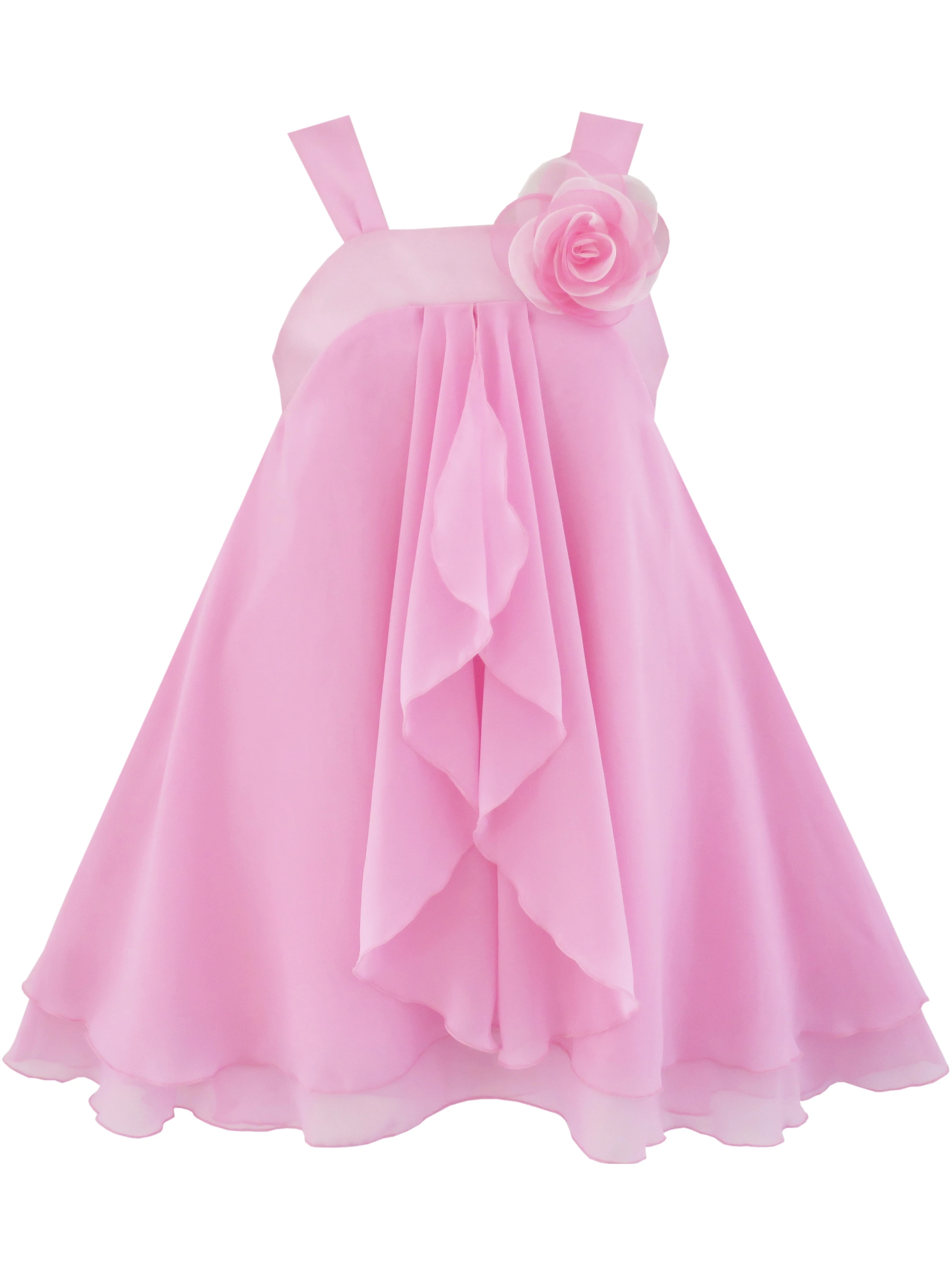 Girls Dress Sleeveless Halter Flower Multi Layer Chiffon
Girls Dress Sleeveless Halter Flower Multi Layer Chiffon
