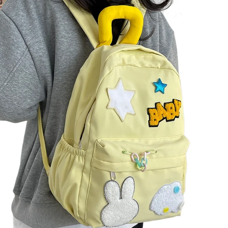 Japanese college style soft girl schoolbag girl sweet girl size shoulder bag school hundred portable shopping backpacks
Japanese college style soft girl schoolbag girl sweet girl size shoulder bag school hundred portable shopping backpacks