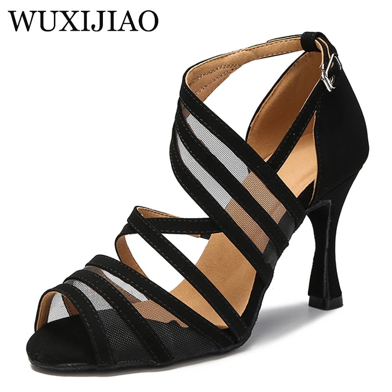 WUXIJIAO suede latin dance shoes red wedding shoes tango salsa dance shoes female indoor dance sports girls sandals
WUXIJIAO suede latin dance shoes red wedding shoes tango salsa dance shoes female indoor dance sports girls sandals