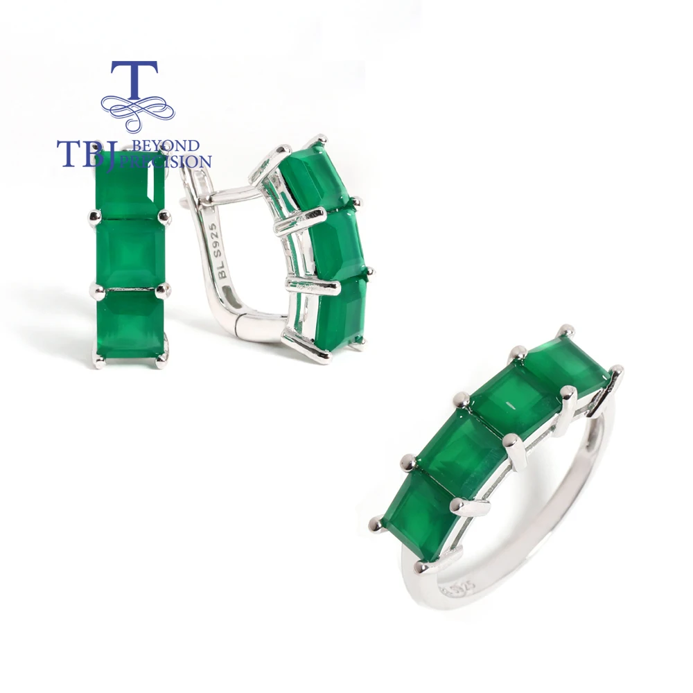 Classic design Natural green agate Ring Earrings Jewelry Set 925 sterling Silver Women's Anniversary & Party Gift
Classic design Natural green agate Ring Earrings Jewelry Set 925 sterling Silver Women's Anniversary & Party Gift