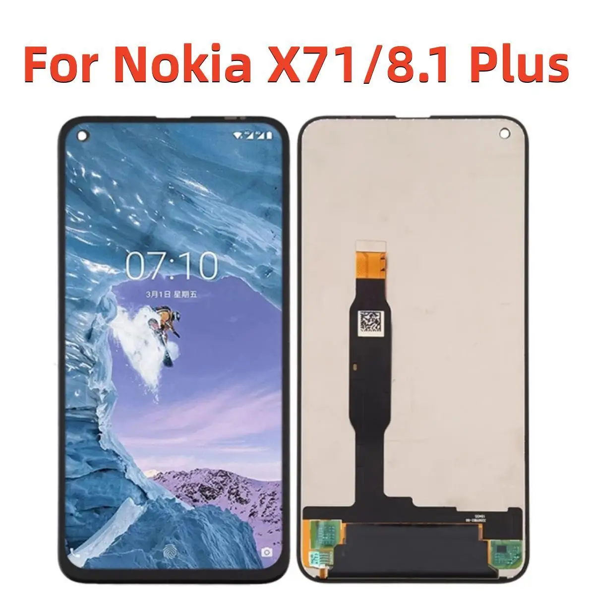 100% Test For Nokia X71 LCD Display For Nokia 8.1 plus TA-1188 Touch Panel Screen Digitizer Assembly For Nokia X71 TA-1167 lcd
100% Test For Nokia X71 LCD Display For Nokia 8.1 plus TA-1188 Touch Panel Screen Digitizer Assembly For Nokia X71 TA-1167 lcd