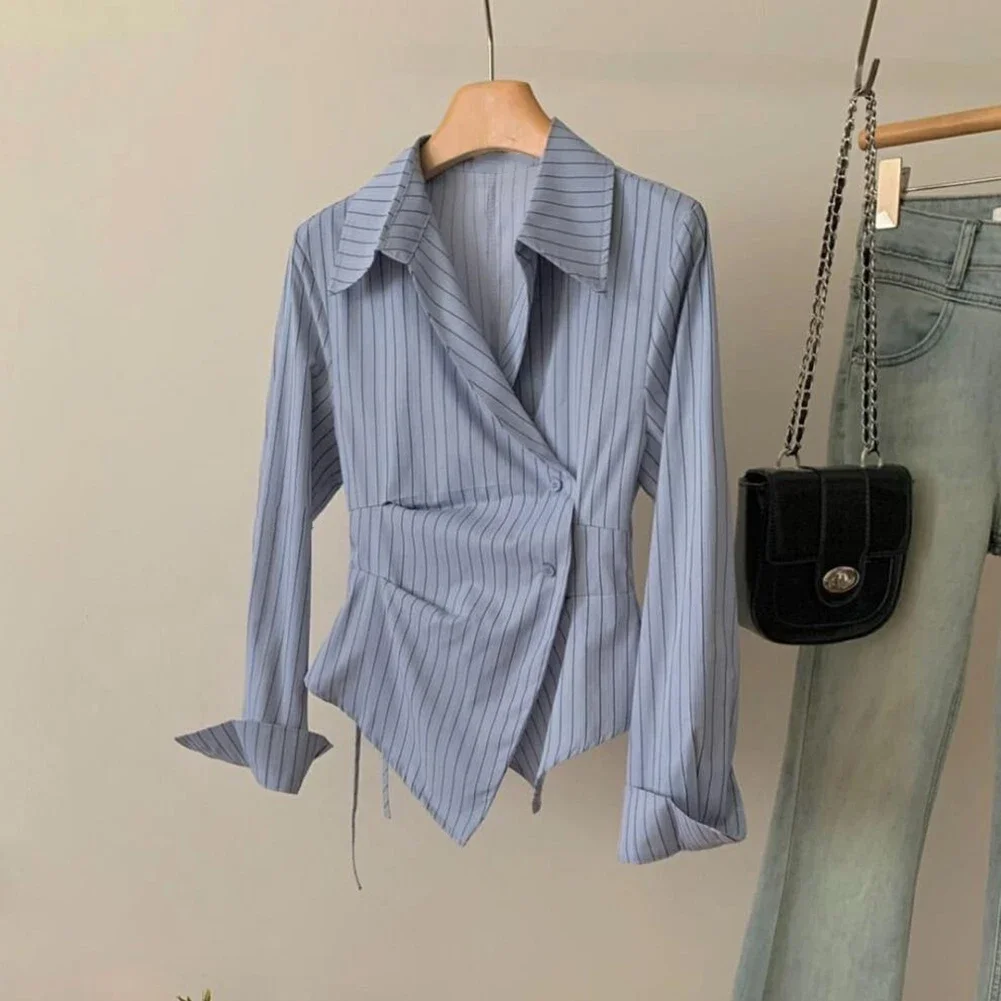 Long Sleeve Top Casual Slim Shirt Casual Outings Casual Style Daily Commuting Slightly Elastic Shirt For Women
Long Sleeve Top Casual Slim Shirt Casual Outings Casual Style Daily Commuting Slightly Elastic Shirt For Women