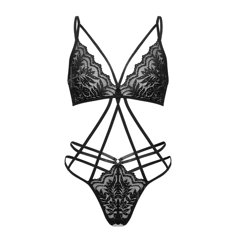 Ladies' Lace Hollow Bra Set, Black Sexy Lingerie, Erotic Clothing, Doll Skirt, Deep V-opening Bra, The Sexiest Tight Jumpsuit
Ladies' Lace Hollow Bra Set, Black Sexy Lingerie, Erotic Clothing, Doll Skirt, Deep V-opening Bra, The Sexiest Tight Jumpsuit