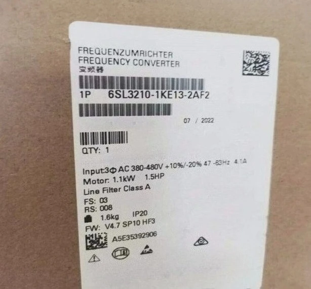 Brand New Original 6SL3210-1KE13-2AF2 6SL3210-1KE18-8AF1 Fast Delivery
Brand New Original 6SL3210-1KE13-2AF2 6SL3210-1KE18-8AF1 Fast Delivery