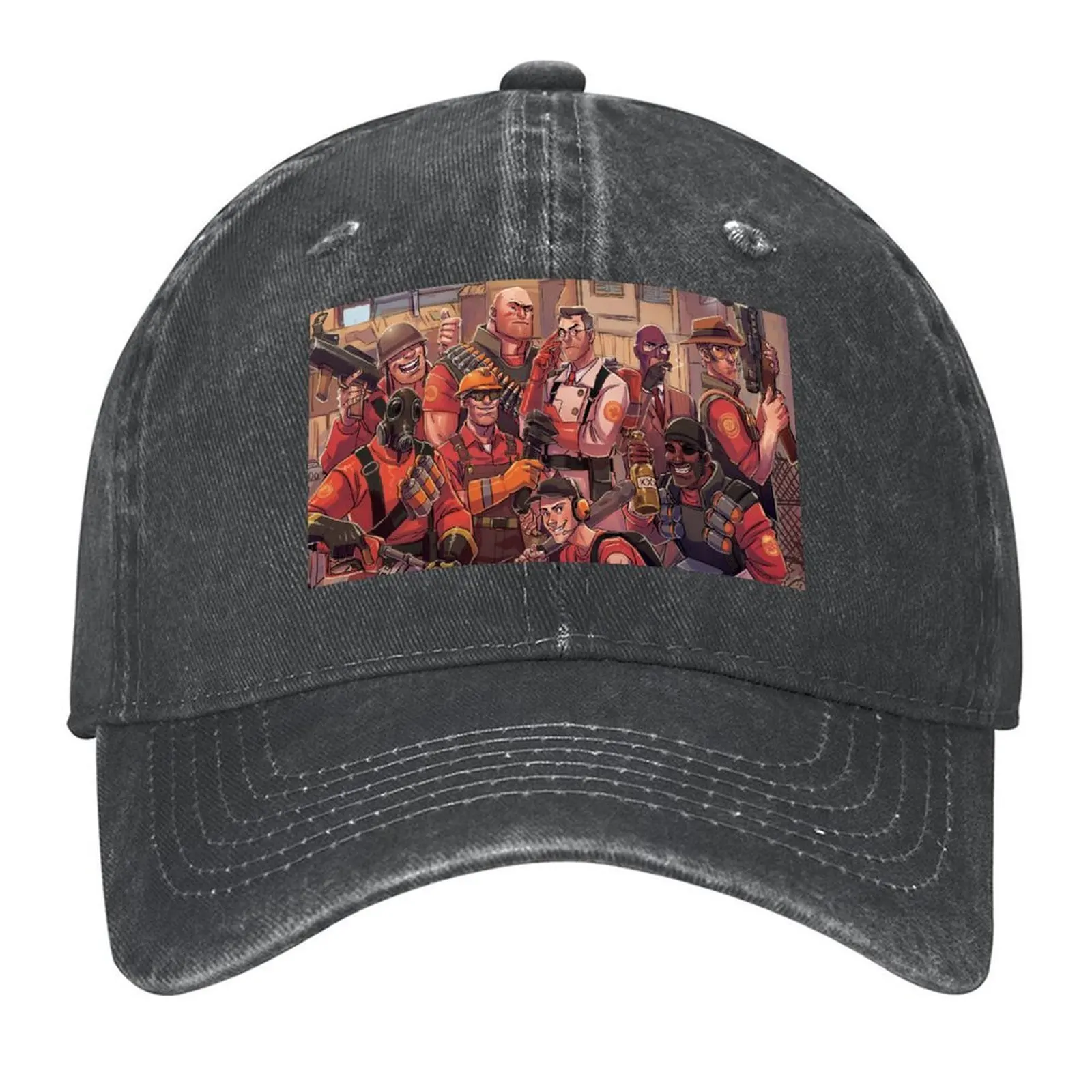 Team Fortress 2 Meet The Team Baseball Cap Christmas Hat western Hat Golf Cap Uv Protection Solar Hat Men's Women's
Team Fortress 2 Meet The Team Baseball Cap Christmas Hat western Hat Golf Cap Uv Protection Solar Hat Men's Women's