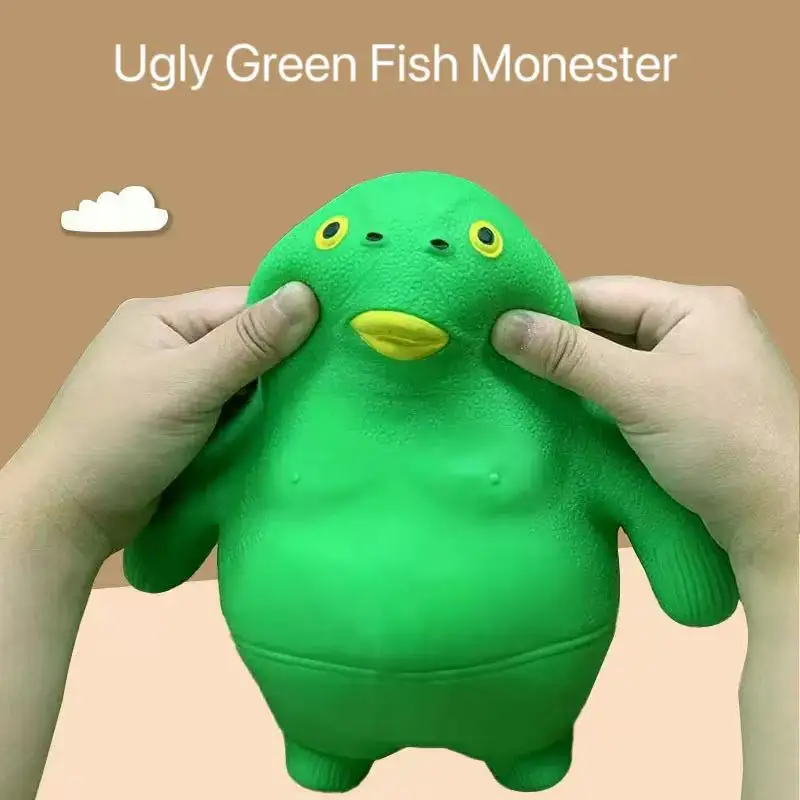 Funny Squeeze Ugly Green Fish Monster Toy TPR Stress Relief Pinching Doll Cute Novelty Kids Adult Gifts artículos para mascotas
Funny Squeeze Ugly Green Fish Monster Toy TPR Stress Relief Pinching Doll Cute Novelty Kids Adult Gifts artículos para mascotas