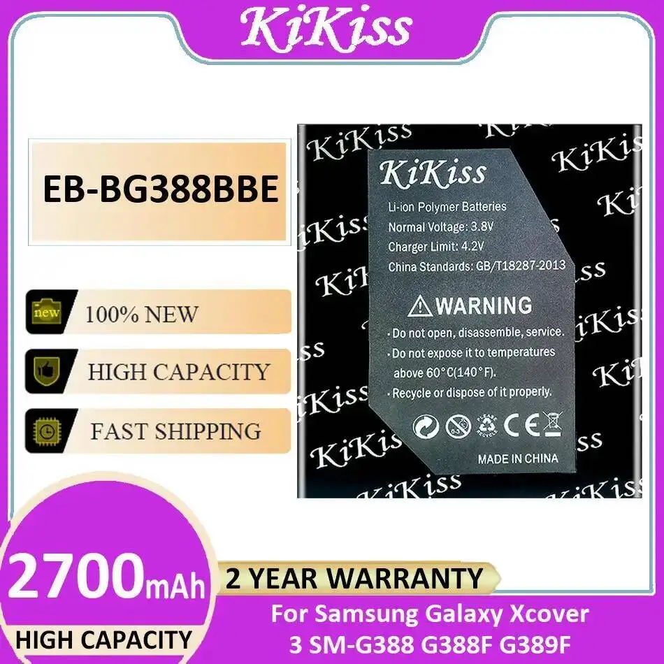 Mobile Phone Battery 2700Mah Long-Lasting Performance EB-BG388BBE Lightweight For Samsung Galaxy Xcover 3 SM-G388 G388F G389F
Mobile Phone Battery 2700Mah Long-Lasting Performance EB-BG388BBE Lightweight For Samsung Galaxy Xcover 3 SM-G388 G388F G389F