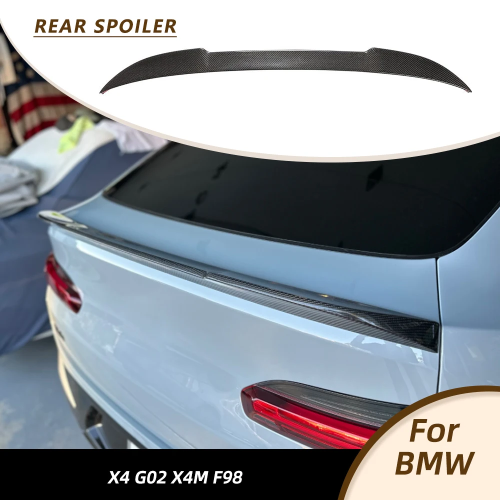 Автомобильный задний багажник, гоночный спойлер, крыло для BMW X4 G02 X4M F98 2018-2022, автомобильный задний багажник, багажник, крыло, спойлер из углеродного волокна
Автомобильный задний багажник, гоночный спойлер, крыло для BMW X4 G02 X4M F98 2018-2022, автомобильный задний багажник, багажник, крыло, спойлер из углеродного волокна