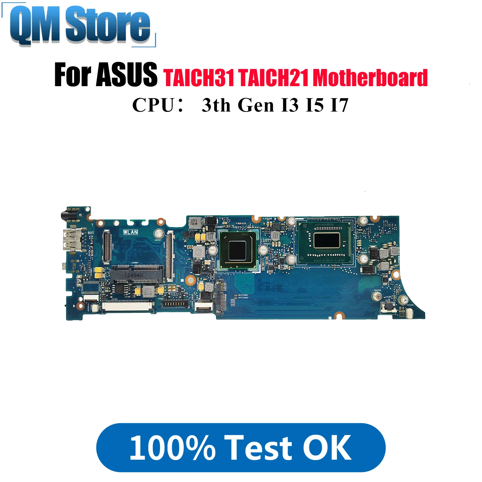 TAICHI21 Материнская плата для ноутбука ASUS ZenBook TAICH21 TAICHI TAICH31 Материнская плата для ноутбука с процессором I3 I5 I7 100% тестирование ОК быстрая доставка
TAICHI21 Материнская плата для ноутбука ASUS ZenBook TAICH21 TAICHI TAICH31 Материнская плата для ноутбука с процессором I3 I5 I7 100% тестирование ОК быстрая доставка