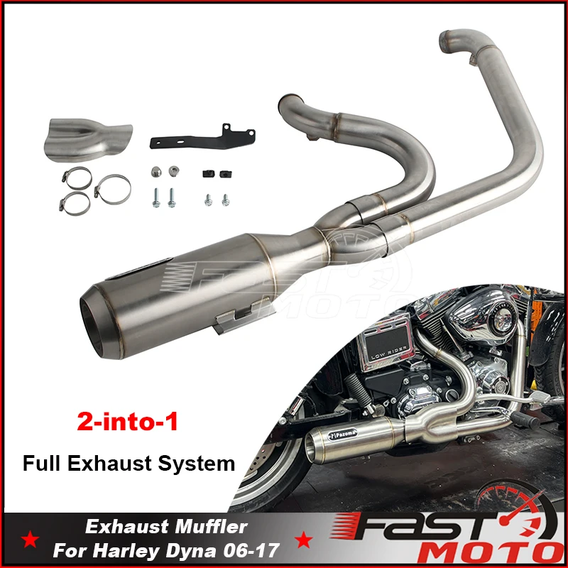 Exhaust Pipe Muffler System Silencer Pipes For Harley Dyna Wide Glide FXDWG FXDWGI Super Glide FXD FXDC FXDSE 2 FXDI35 2006-2017
Exhaust Pipe Muffler System Silencer Pipes For Harley Dyna Wide Glide FXDWG FXDWGI Super Glide FXD FXDC FXDSE 2 FXDI35 2006-2017
