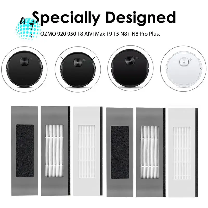 A07F-6 шт. HEPA-фильтры для Ecovacs Deebot Ozmo 920 950 T8 AIVI Max T9 T9AIVI T5 N5 N7 N8 + N8 Pro Plus робот-пылесос
A07F-6 шт. HEPA-фильтры для Ecovacs Deebot Ozmo 920 950 T8 AIVI Max T9 T9AIVI T5 N5 N7 N8 + N8 Pro Plus робот-пылесос