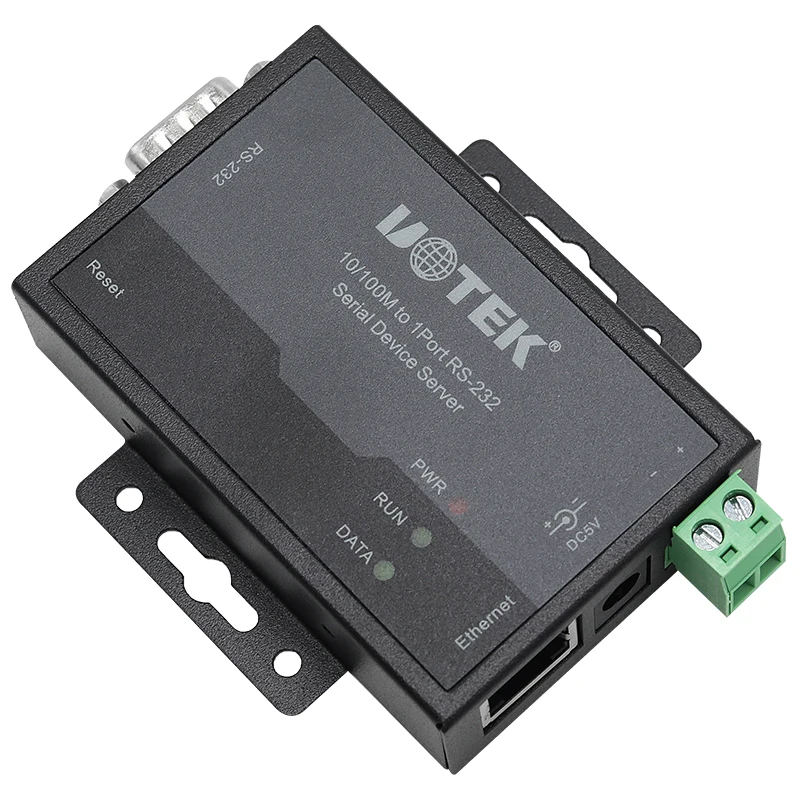Сервер последовательных устройств UOTEK 10/100M TCP/IP — RS232 с изолированной защитой от 1,5 кВ переменного тока и защитой от электростатического разряда 4 кВ UT-6801BC
Сервер последовательных устройств UOTEK 10/100M TCP/IP — RS232 с изолированной защитой от 1,5 кВ переменного тока и защитой от электростатического разряда 4 кВ UT-6801BC