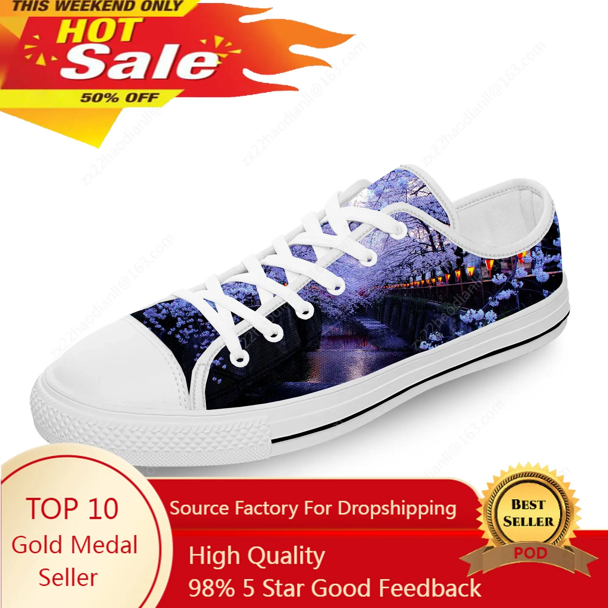 SAKURA CHERRY BLOSSOM Floral White Cloth Fashion 3D Print Low Top Canvas Shoes Men Women Lightweight Breathable Sneakers
SAKURA CHERRY BLOSSOM Floral White Cloth Fashion 3D Print Low Top Canvas Shoes Men Women Lightweight Breathable Sneakers