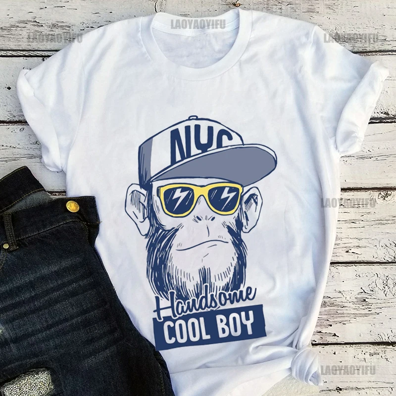 MONKEY Y2K Cool Boy Printing Shirt Summer Casual Men's T-Shirt Street Fashion Short Sleeve Clothing Streetwear Hip Hop Cotton
MONKEY Y2K Cool Boy Printing Shirt Summer Casual Men's T-Shirt Street Fashion Short Sleeve Clothing Streetwear Hip Hop Cotton