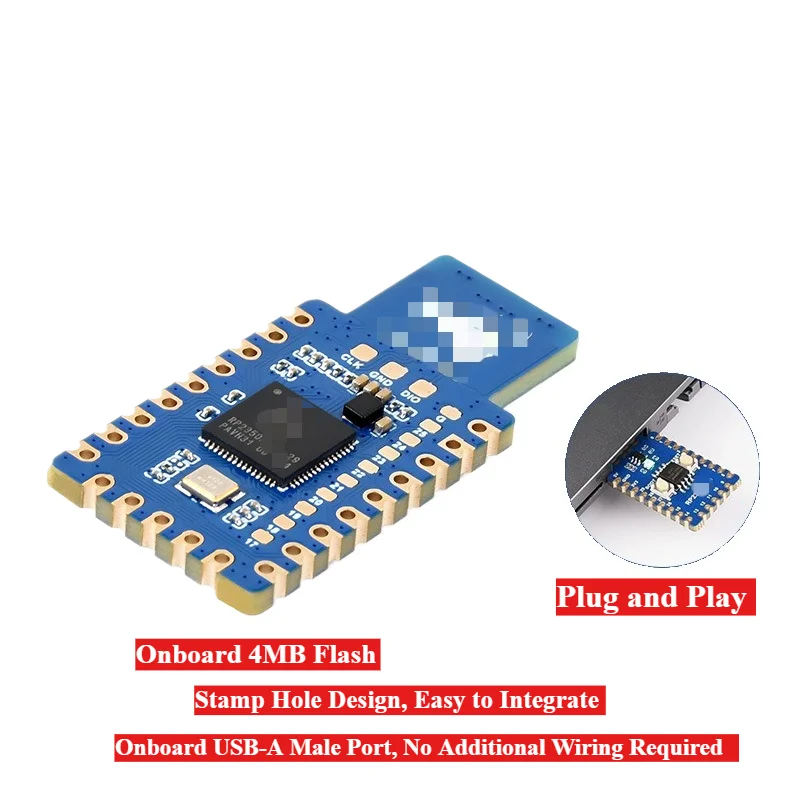 4MB Flash Dual Core Microcontroller Board USB Type A Plug and Play Support MicroPython STEM DIY Module
4MB Flash Dual Core Microcontroller Board USB Type A Plug and Play Support MicroPython STEM DIY Module
