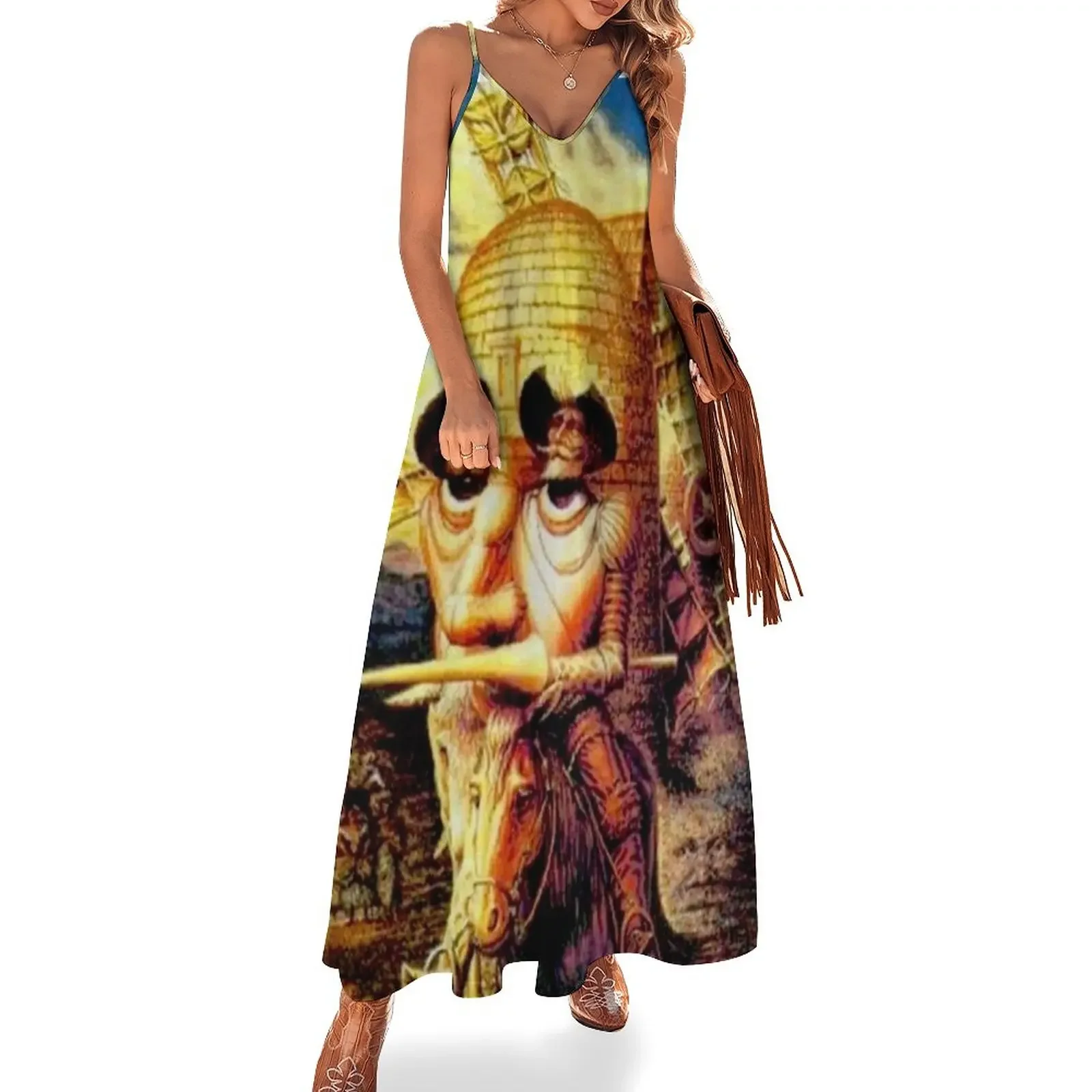 DON QUIXOTE : Vintage Abstract Tilting at Windmills Print Sleeveless Dress Woman clothes summer dress woman 2025 trendy
DON QUIXOTE : Vintage Abstract Tilting at Windmills Print Sleeveless Dress Woman clothes summer dress woman 2025 trendy