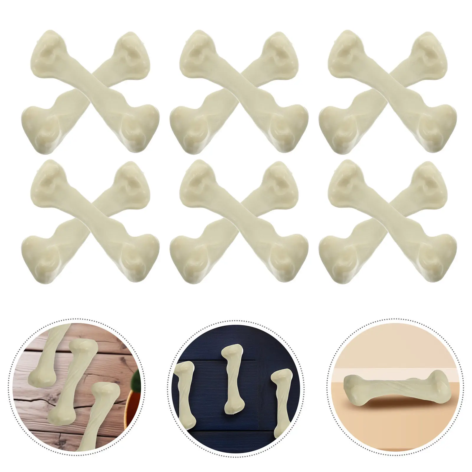 20Pcs Party Decoration Bones Plastic Mini Bones for Halloween Graveyard Themed Decor Spooky Party Supplies
20Pcs Party Decoration Bones Plastic Mini Bones for Halloween Graveyard Themed Decor Spooky Party Supplies