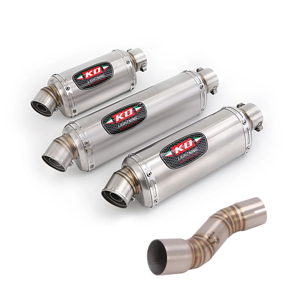 Slip On for CFMOTO CLX-700 2020-2023 51mm Motorcycle Exhaust System Middle Link Pipe Escape Moto Muffler With DB Killer
Slip On for CFMOTO CLX-700 2020-2023 51mm Motorcycle Exhaust System Middle Link Pipe Escape Moto Muffler With DB Killer