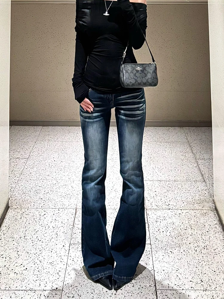 Retro Washed Blue Jeans High Waist Wide Leg Pants Slimming Floor Length Women's Fashion Spring 2026 Casual Comfortable Denim
Retro Washed Blue Jeans High Waist Wide Leg Pants Slimming Floor Length Women's Fashion Spring 2026 Casual Comfortable Denim