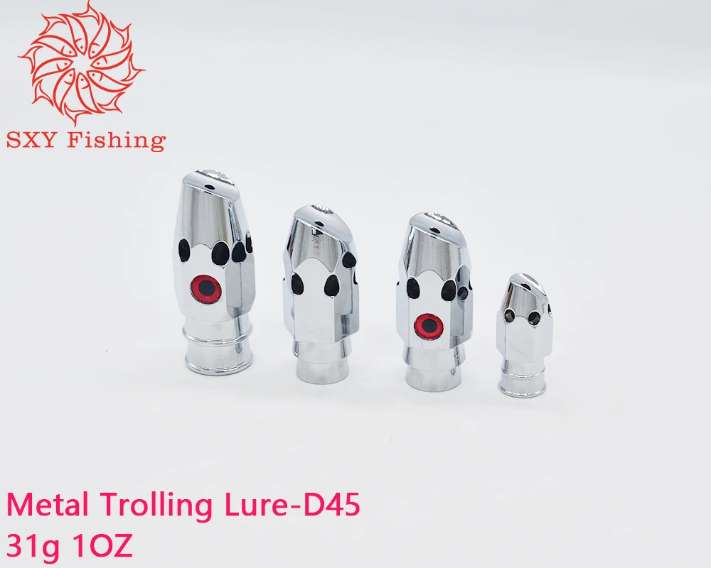 SXY FISHING D16 D16LE Metal Trolling Lure Deep-sea fishing Fake lure DIY Jet head Octopus skirt metal head Smoker Head Sea bait
SXY FISHING D16 D16LE Metal Trolling Lure Deep-sea fishing Fake lure DIY Jet head Octopus skirt metal head Smoker Head Sea bait