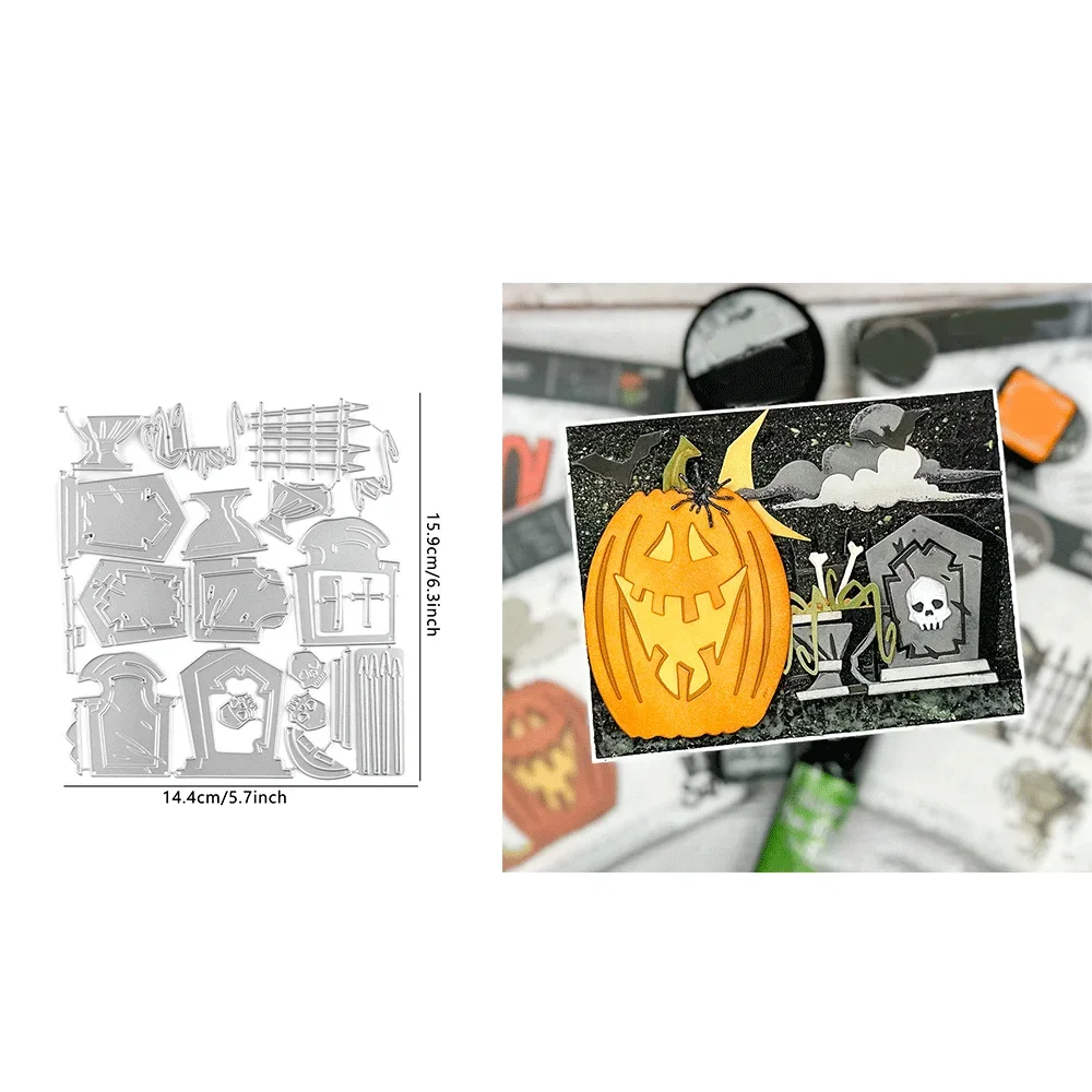 Halloween Metal Cutting Dies Tree Embossing Diecut For DIY Card Making Scrapbooking Crafting Supplies
Halloween Metal Cutting Dies Tree Embossing Diecut For DIY Card Making Scrapbooking Crafting Supplies