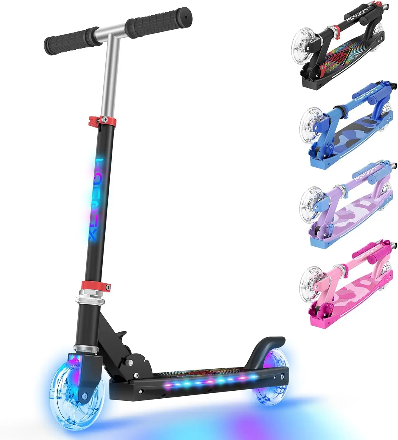 Kids' Light-Up Scooter with Adjustable Height, Foldable Design for Ages 5-12, Safe and Portable
Kids' Light-Up Scooter with Adjustable Height, Foldable Design for Ages 5-12, Safe and Portable
