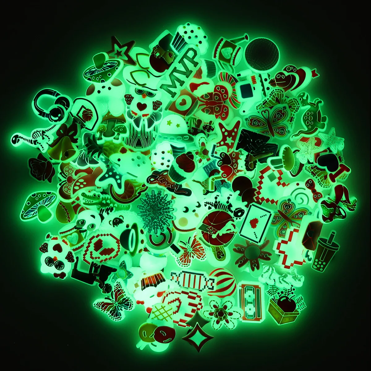 50pcs random PVC night light bracelets shoes charming night lights cartoon pattern food animals flower DIY detachable party gift
50pcs random PVC night light bracelets shoes charming night lights cartoon pattern food animals flower DIY detachable party gift